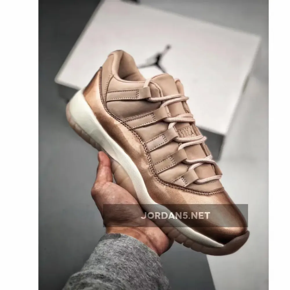 Air Jordan 11 Low WMNS “Rose Gold”  AH7860-105