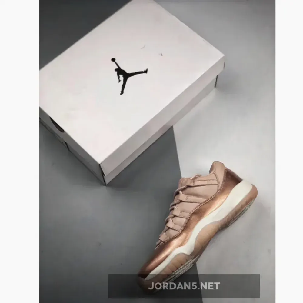 Air Jordan 11 Low WMNS “Rose Gold”  AH7860-105