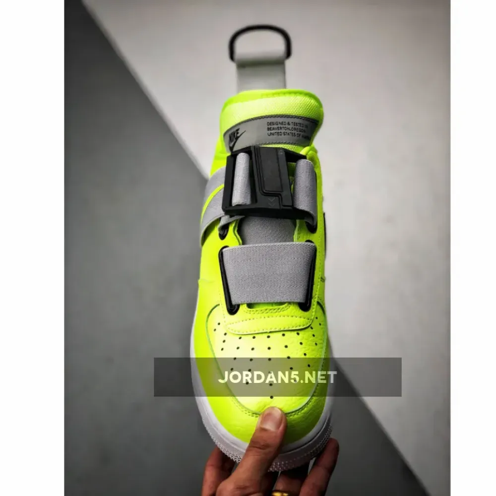 Nike Air Force 1 Utility Volt/Black-White  AO1531-700