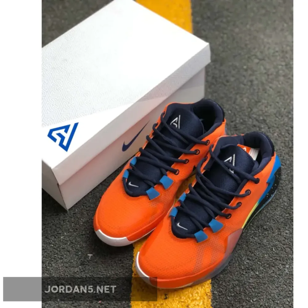Nike Zoom Freak 1 “All Bros” Total Orange/Midnight Navy-White BQ5422-800