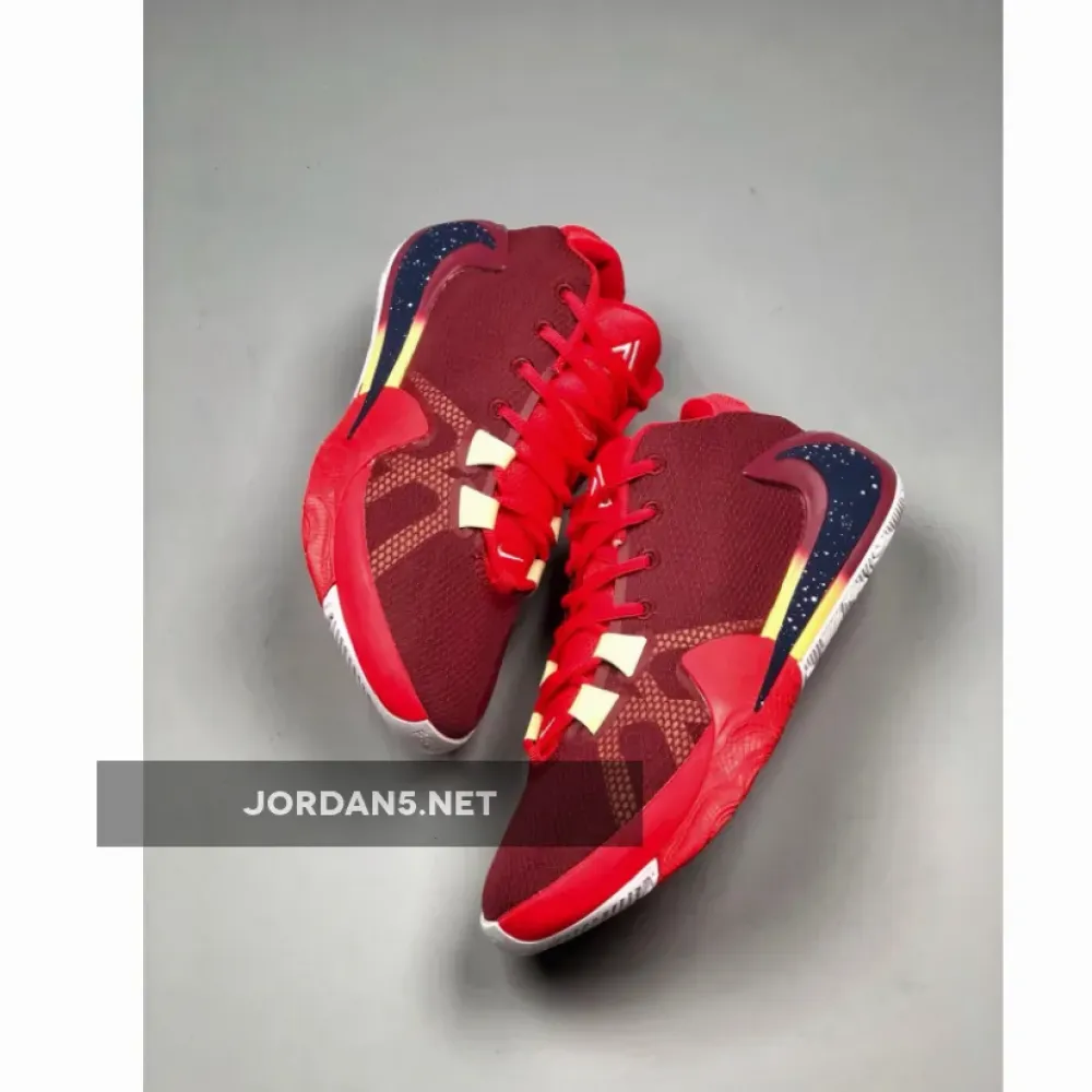 Nike Zoom Freak 1 “All Bros” Noble Red/Blackened Blue-Bright Crimson BQ5422-600