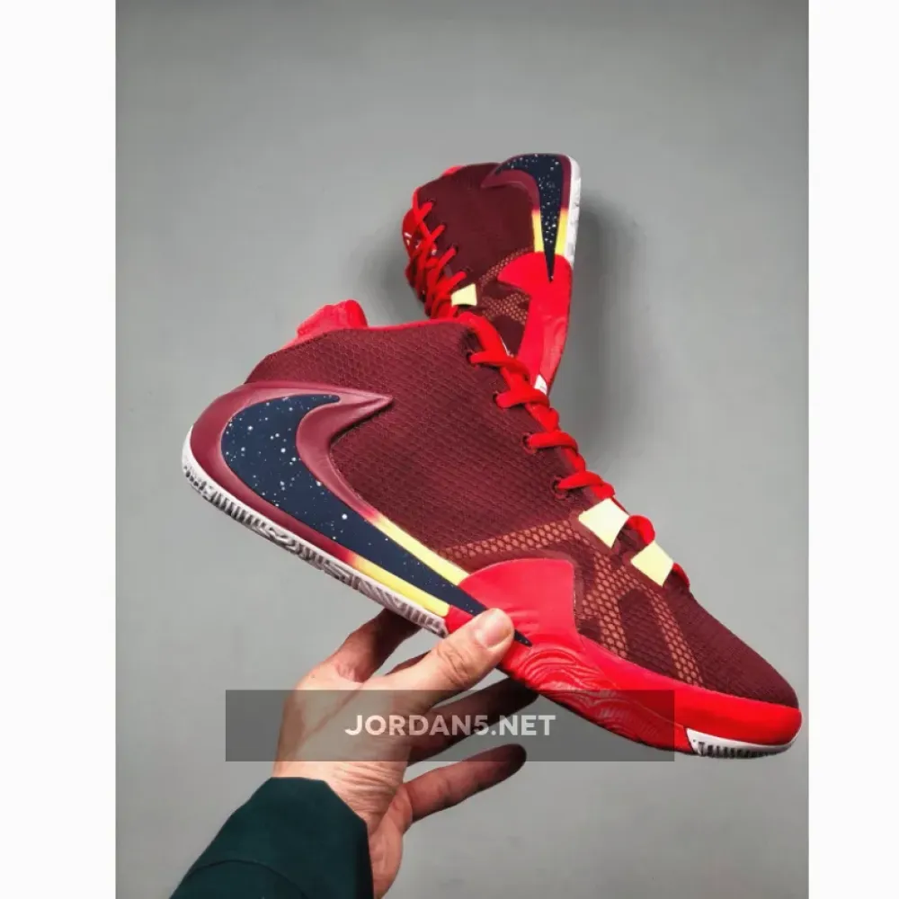 Nike Zoom Freak 1 “All Bros” Noble Red/Blackened Blue-Bright Crimson BQ5422-600