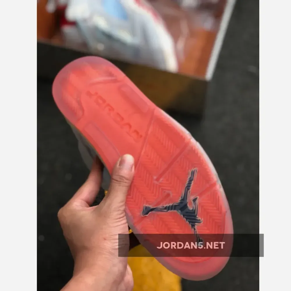 Trophy Room x Air Jordan 5 JSP Ice Blue/Sail-Metallic Gold-University Red CI1899-400