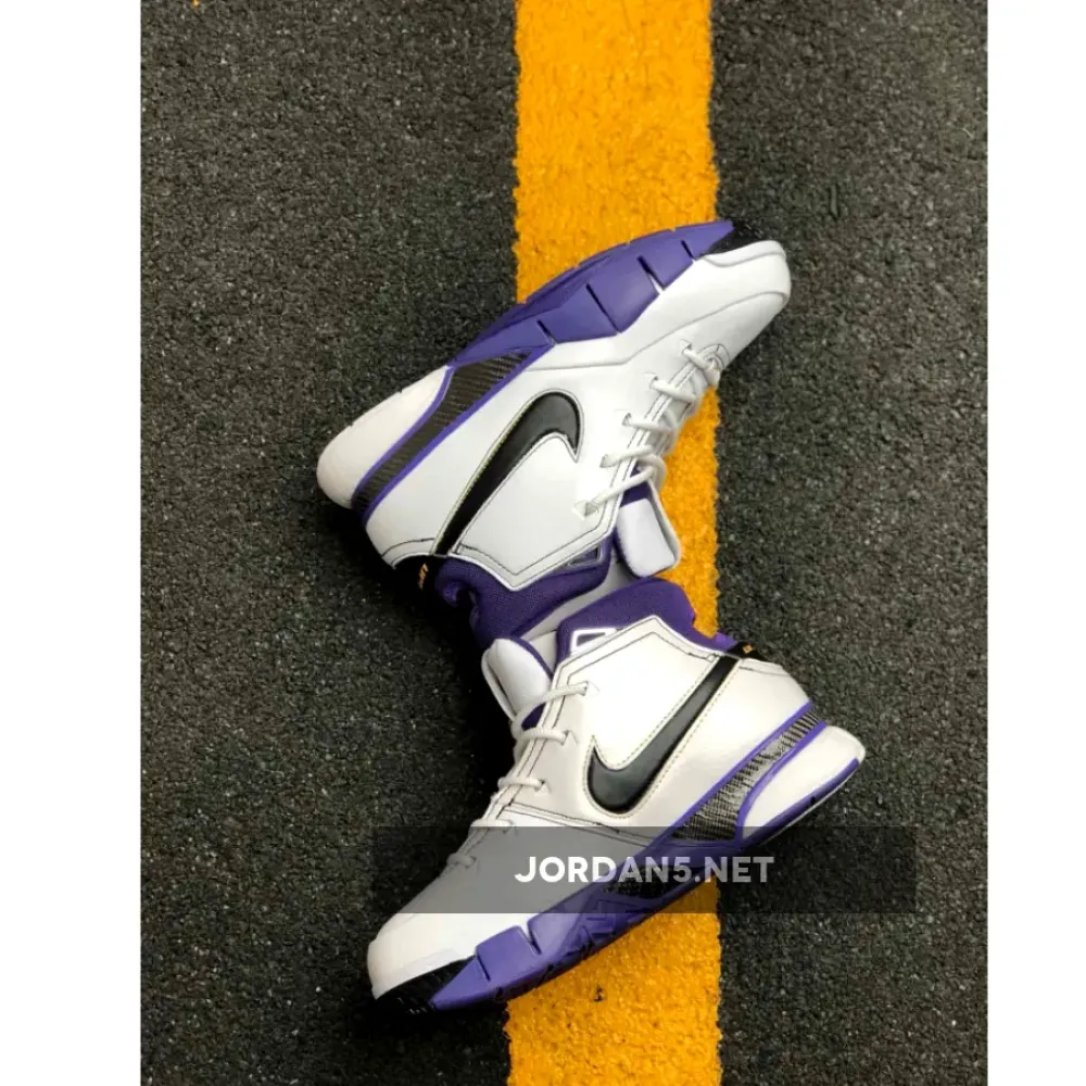 Nike Zoom Kobe 1 Protro “81 Points” White/Black-Court Purple AQ2728-105