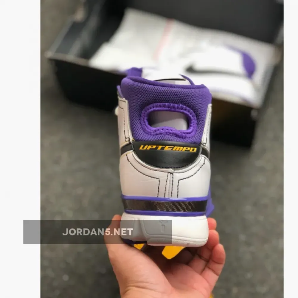 Nike Zoom Kobe 1 Protro “81 Points” White/Black-Court Purple AQ2728-105