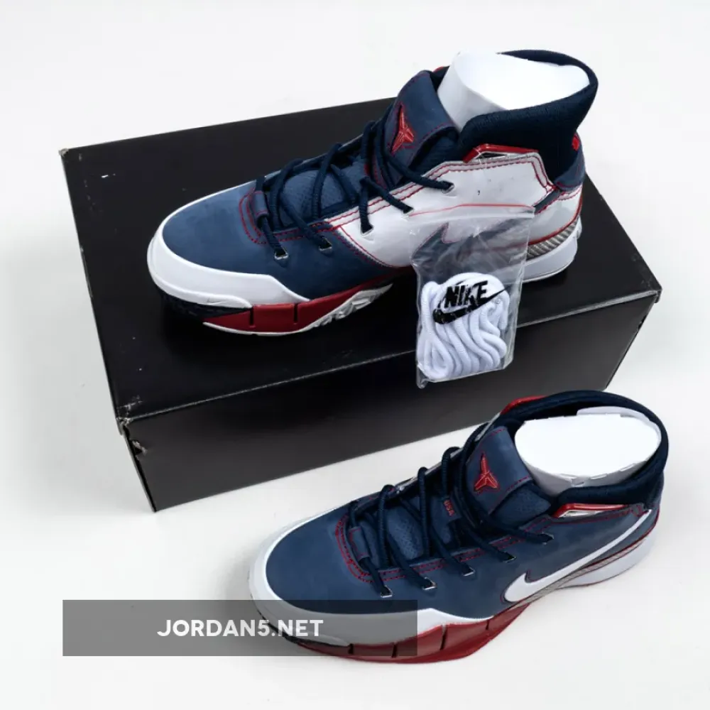 Nike Kobe 1 Protro “USA” Midnight Navy/White-Varsity Red AQ2728-400
