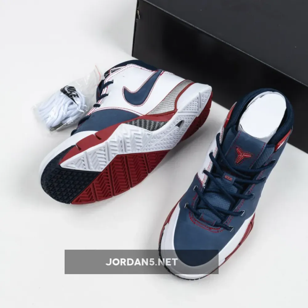 Nike Kobe 1 Protro “USA” Midnight Navy/White-Varsity Red AQ2728-400