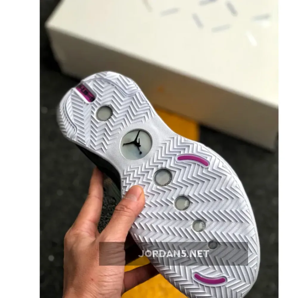 Air Jordan 34 Blue Void/Green Glow-Black-Metallic Silver AR3240-400