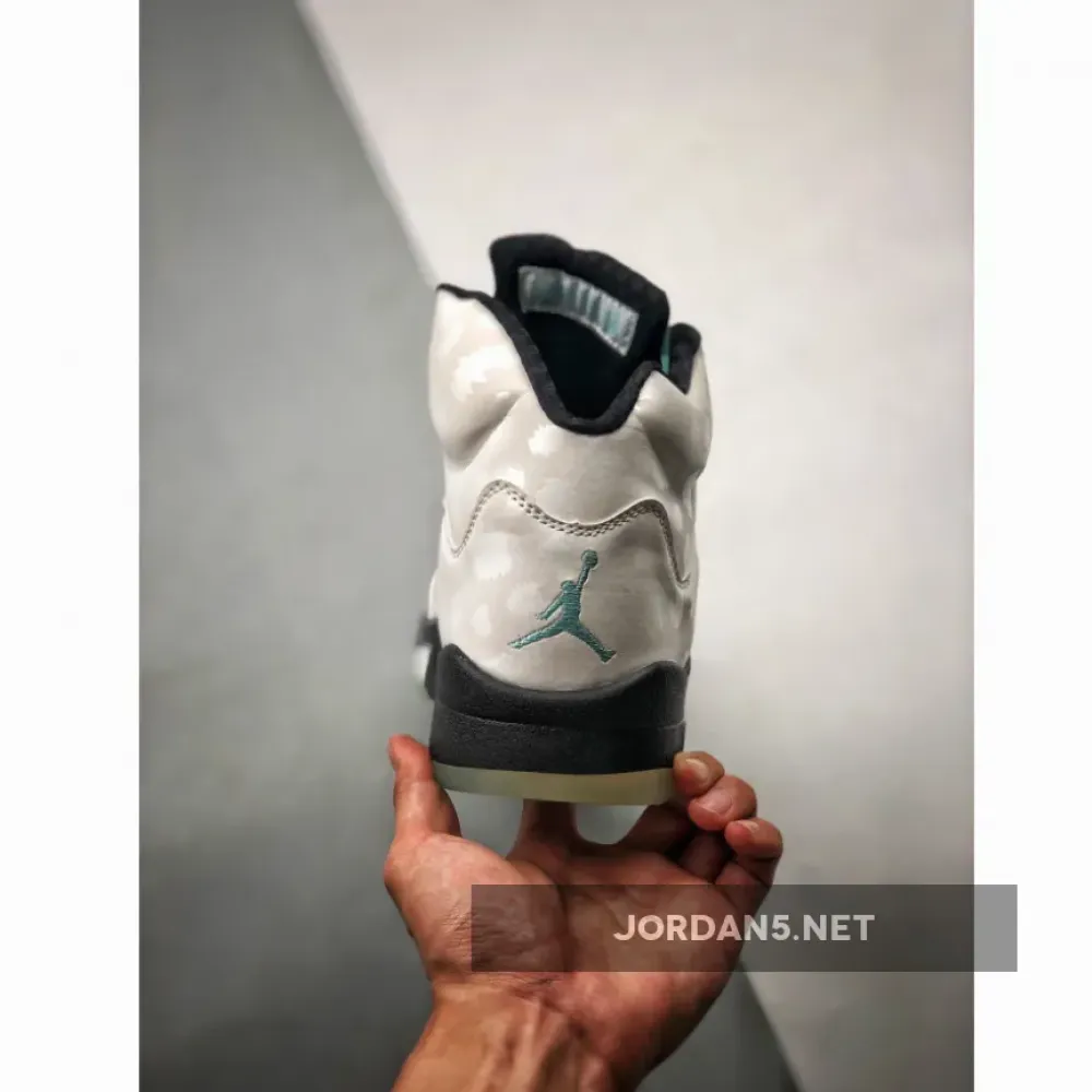 Air Jordan 5 White/Black-White-Island Green CN2932-100