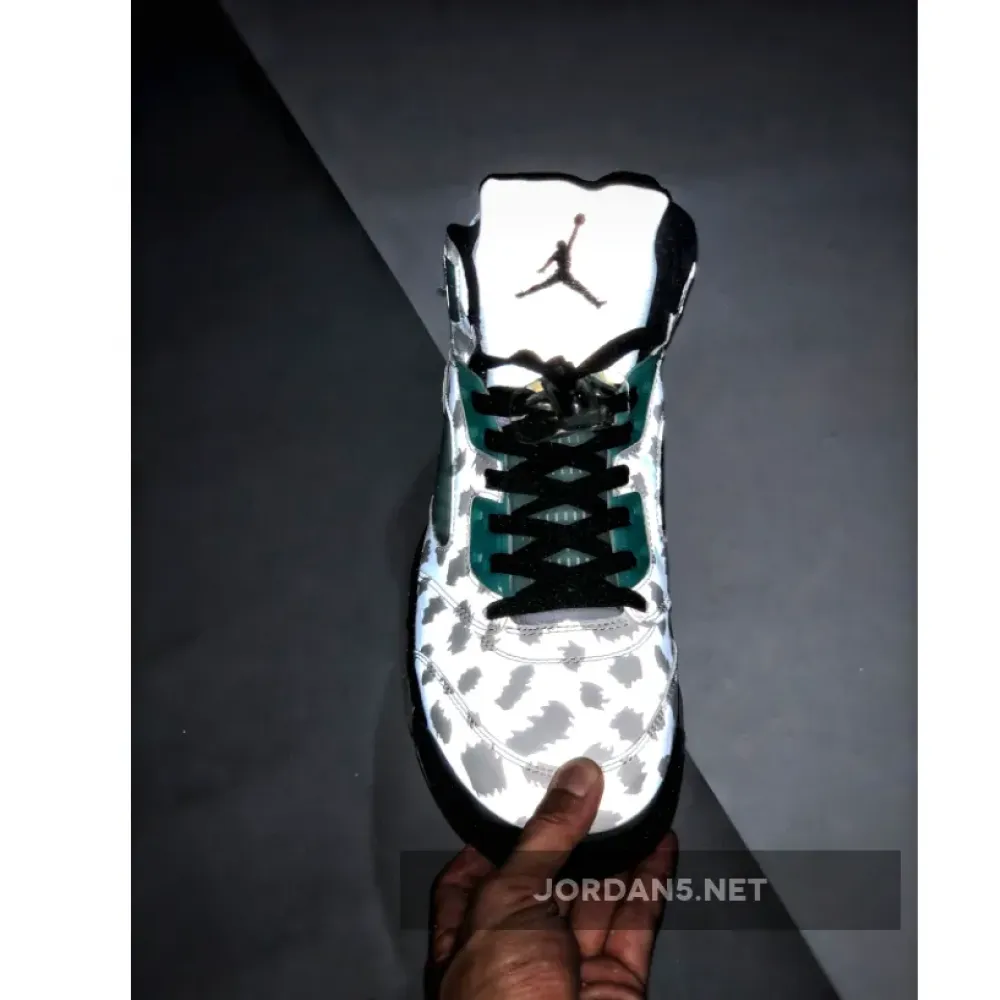 Air Jordan 5 White/Black-White-Island Green CN2932-100