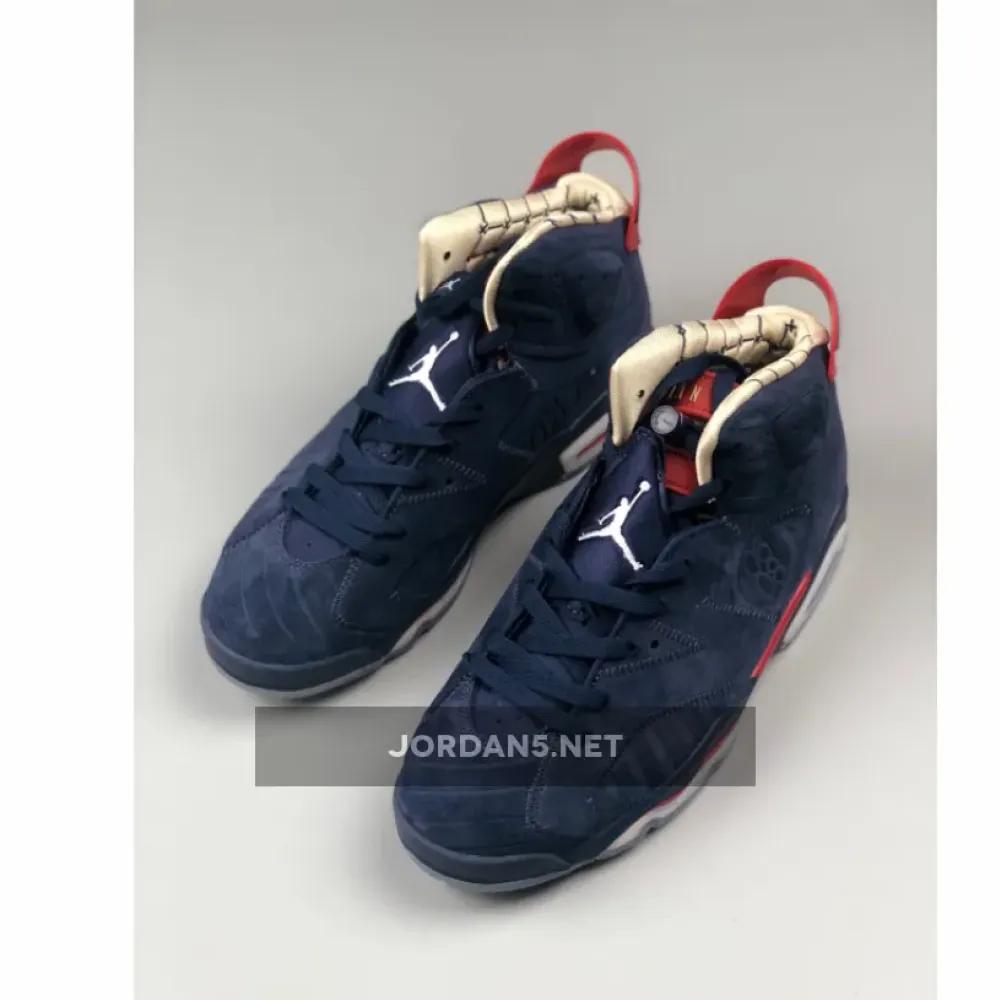 Air Jordan 6 Doernbecher Navy/White-Varsity Red-Metallic Gold CI6293-416