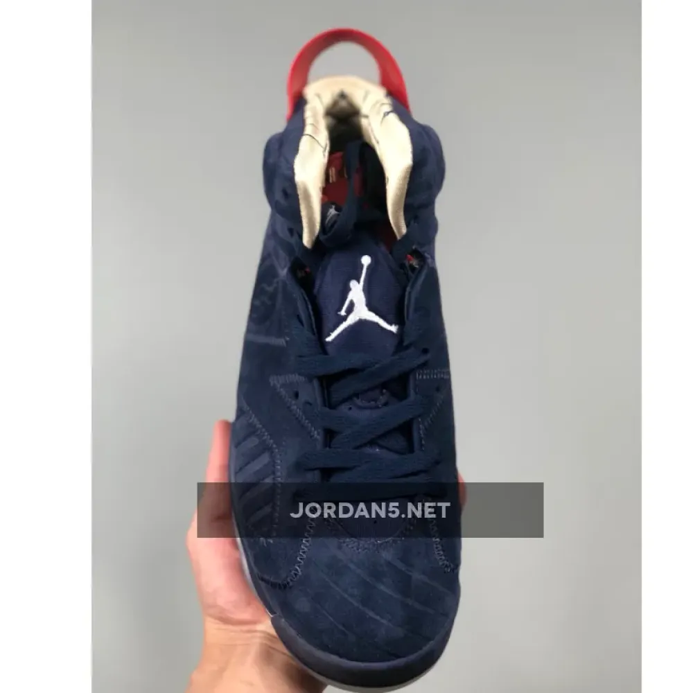 Air Jordan 6 Doernbecher Navy/White-Varsity Red-Metallic Gold CI6293-416