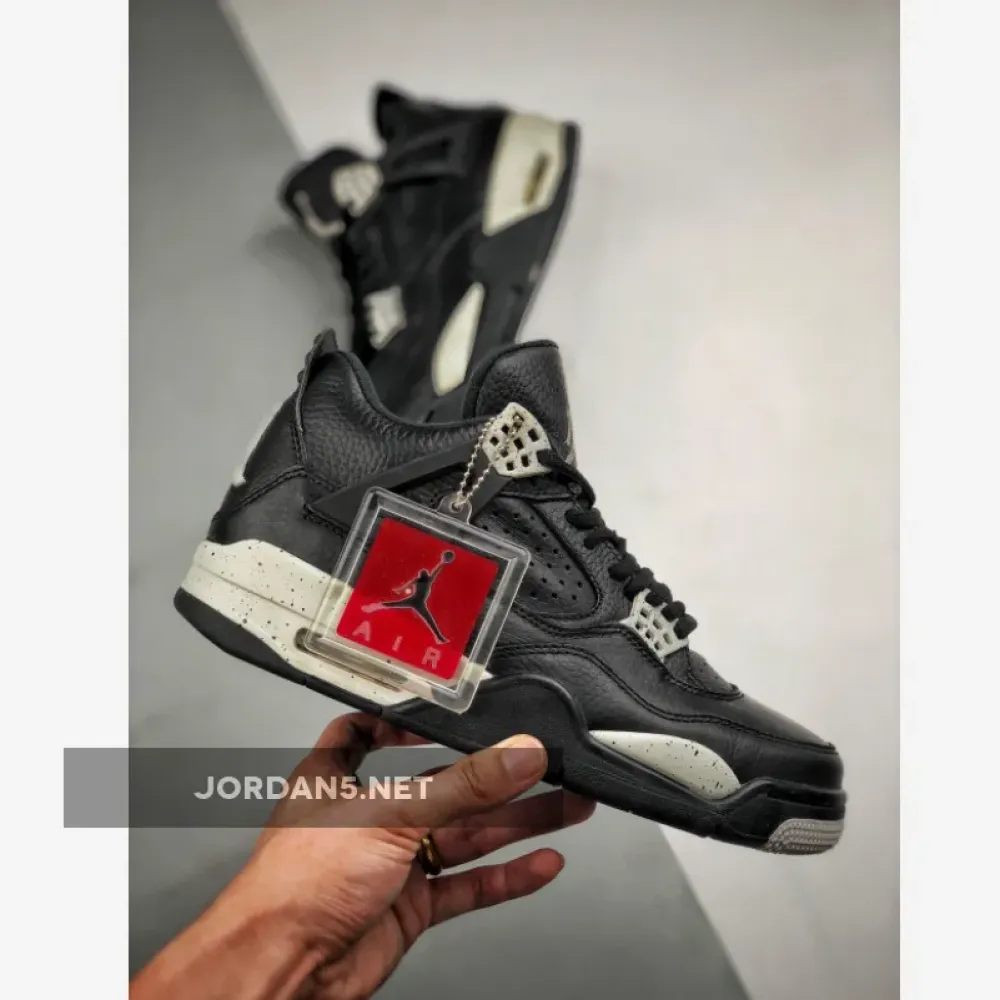 Air Jordan 4 ‘Oreo’ Black/Tech Grey-Black 314254-003