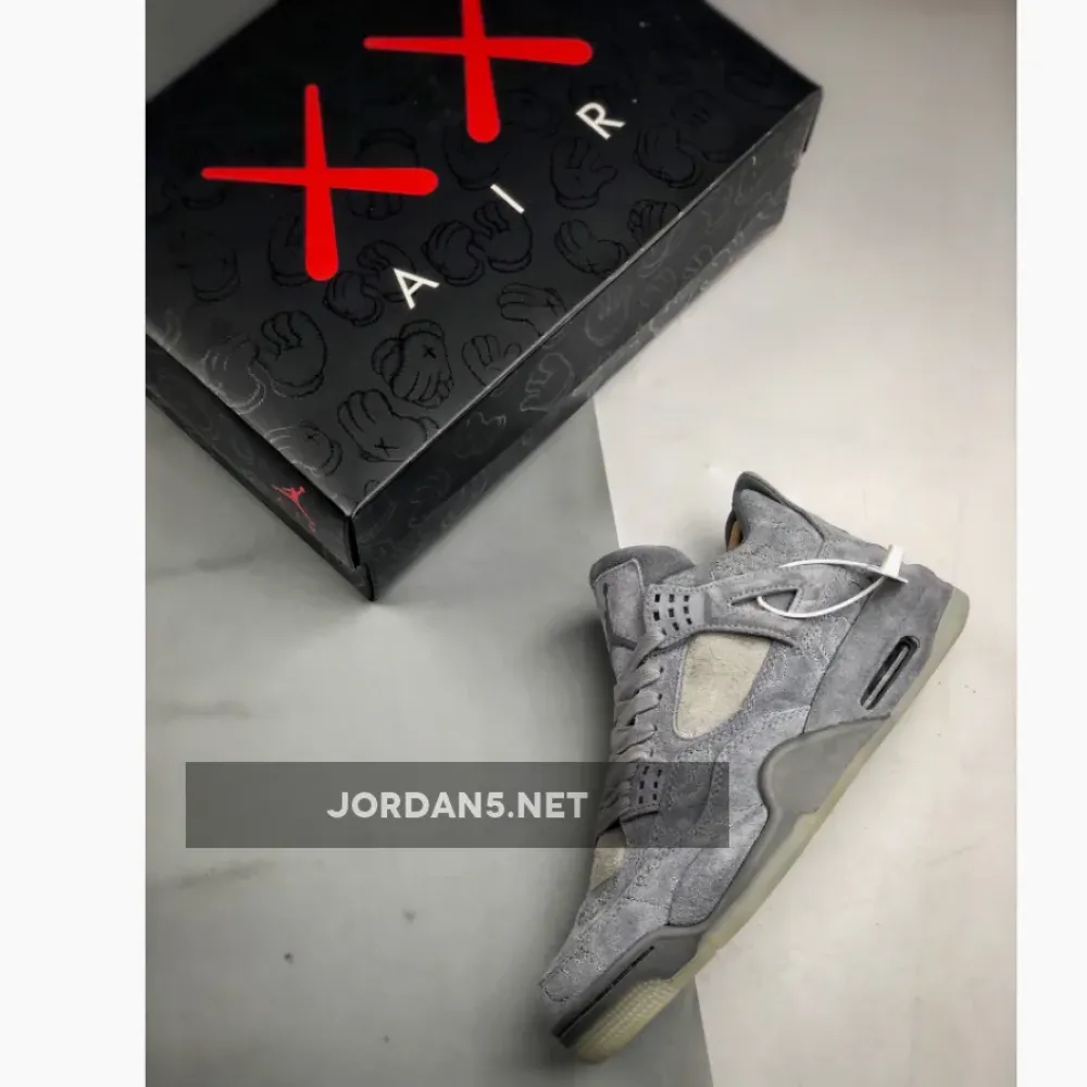 KAWS x Air Jordan 4 Cool Grey/White  930155-003