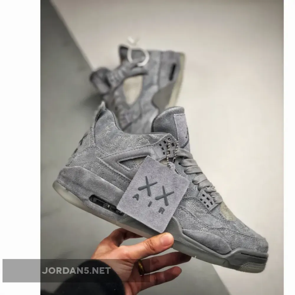 KAWS x Air Jordan 4 Cool Grey/White  930155-003