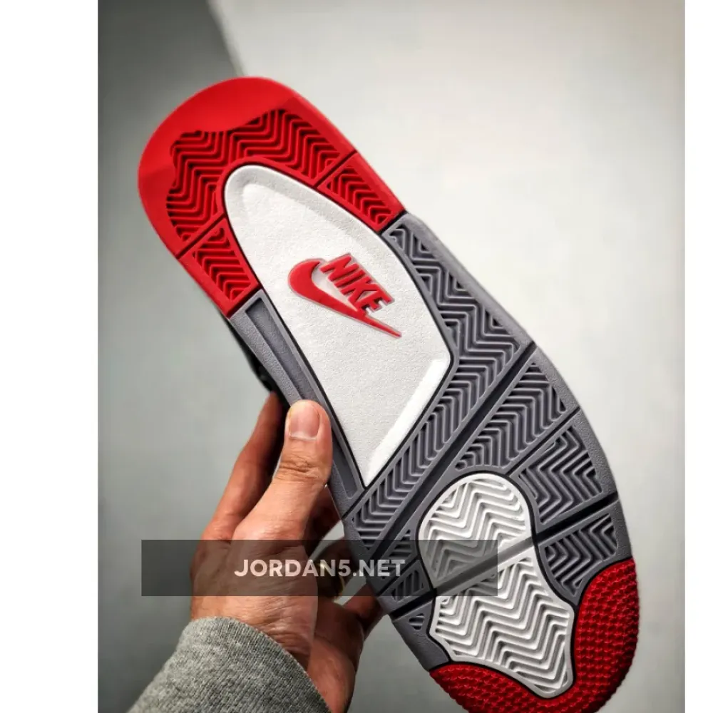 Air Jordan 4 “Bred 2019” Black/Cement Grey-Summit White-Fire Red 308497-060