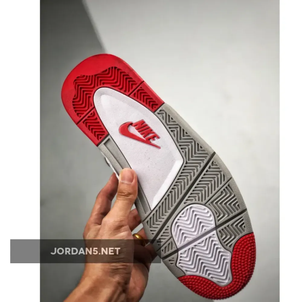 Air Jordan 4 “What The” White/Fire Red-Tech Grey-Military Blue CI1184-146