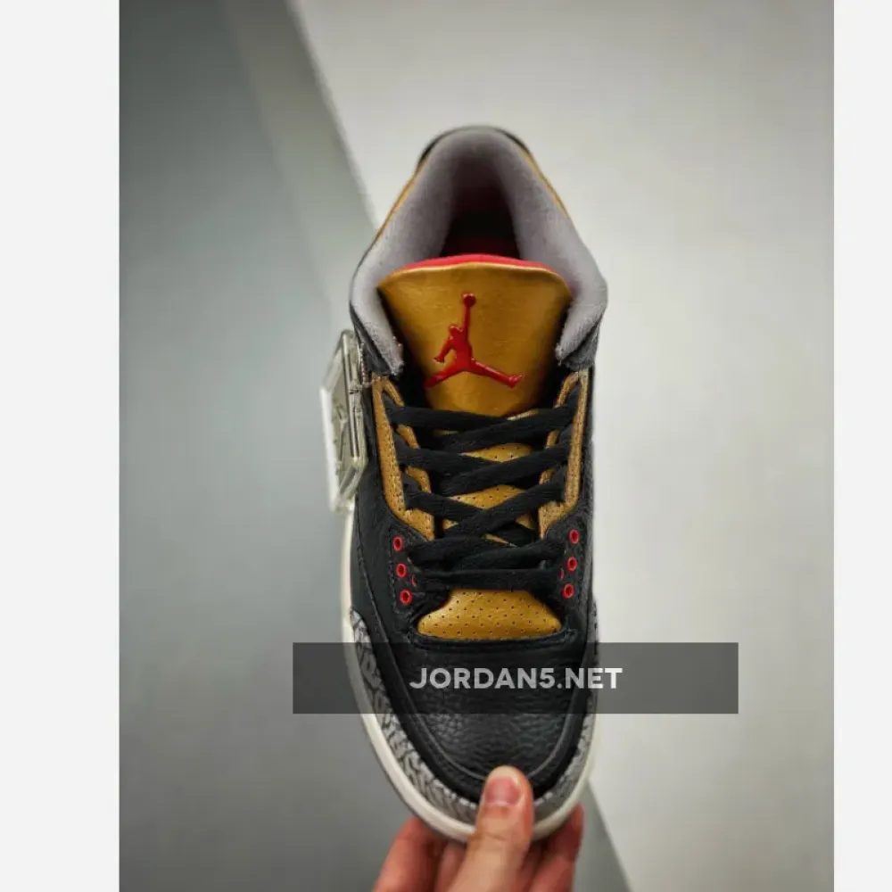 Air Jordan 3 “Black Cement Gold”  CK9246-067