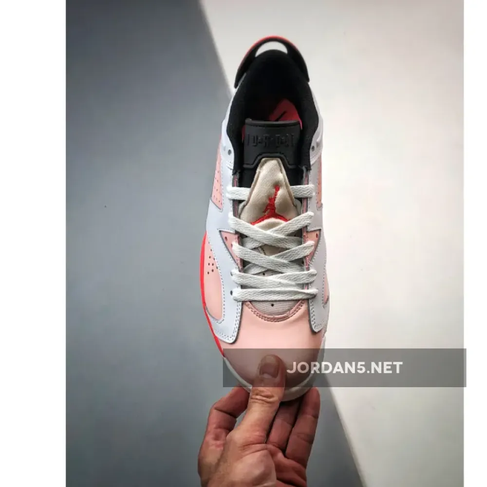 Air Jordan 6 GS White/Atmosphere-Infrared 23-Black 768878-102