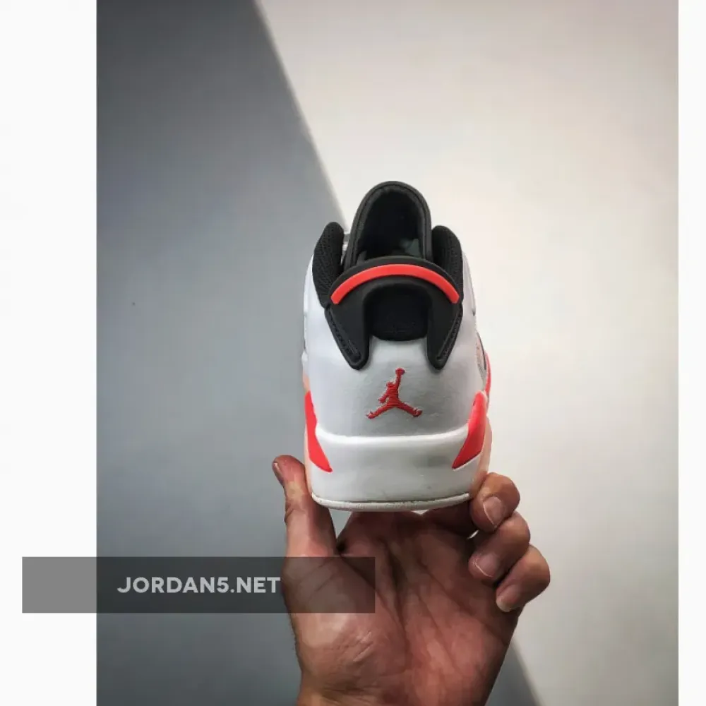 Air Jordan 6 GS White/Atmosphere-Infrared 23-Black 768878-102