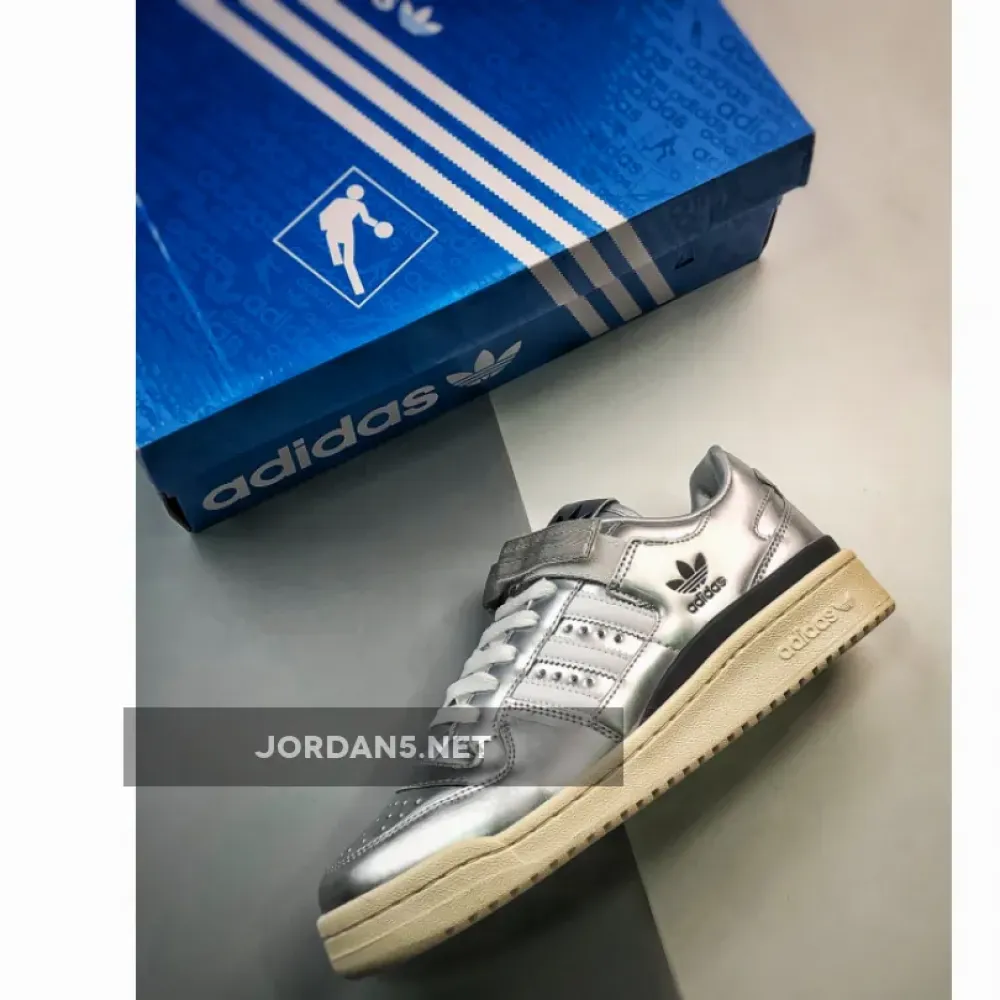 atmos adidas Forum 84 Low Metallic Silver  GV9224