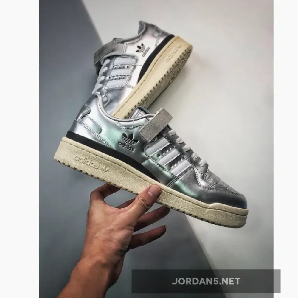 atmos adidas Forum 84 Low Metallic Silver  GV9224