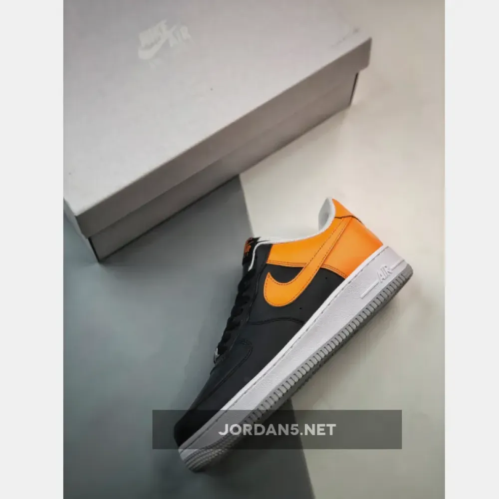 Nike Air Force 1 Low Black Laser Orange  FB7162-081