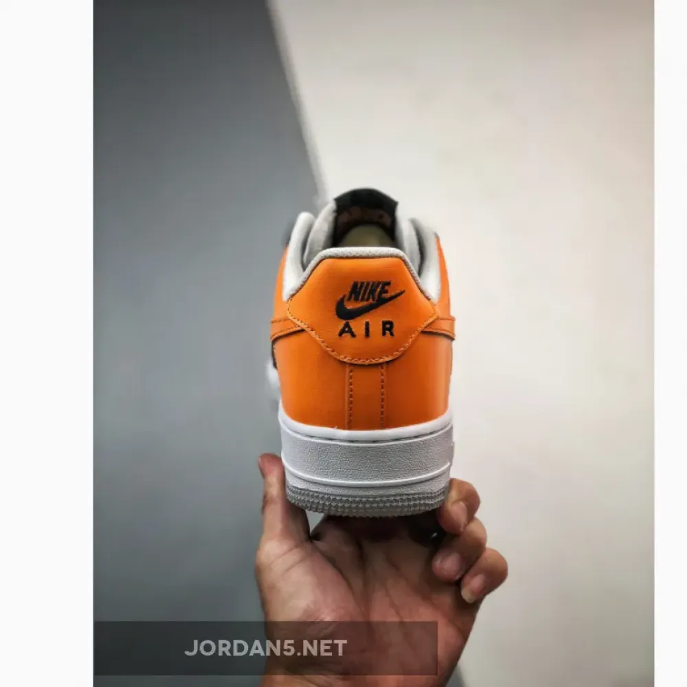 Nike Air Force 1 Low Black Laser Orange  FB7162-081