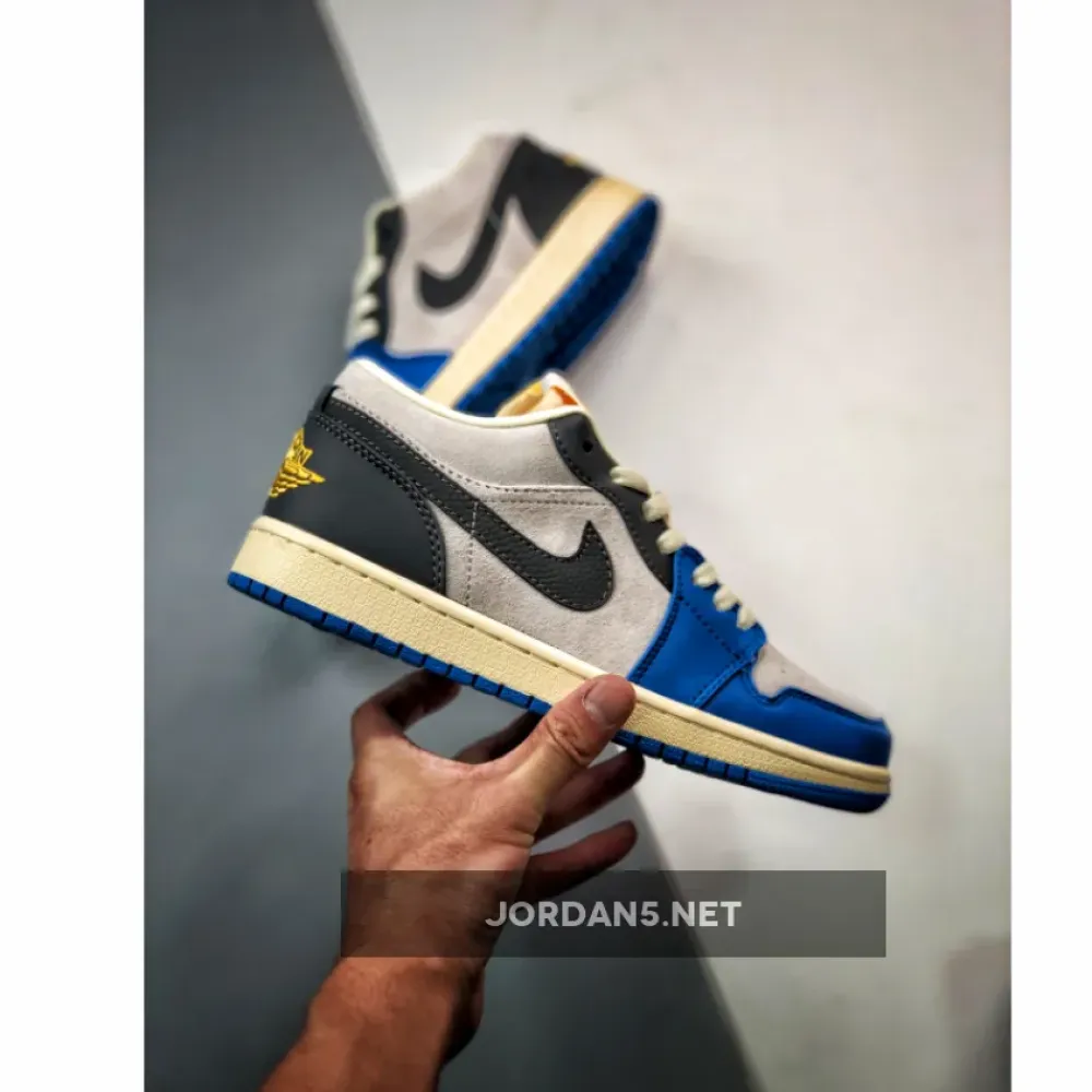 Air Jordan 1 Low “UNC Grey” White/University Blue-Grey-Sail DZ5376-469