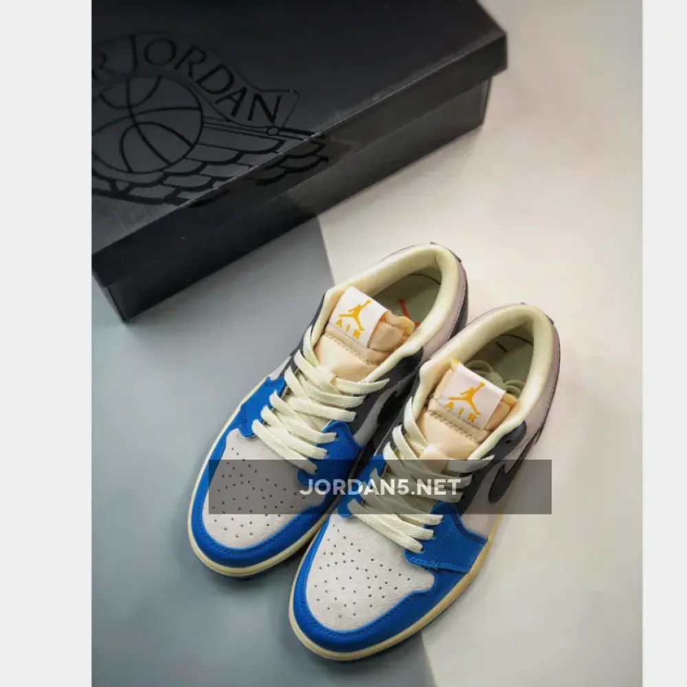 Air Jordan 1 Low “UNC Grey” White/University Blue-Grey-Sail DZ5376-469