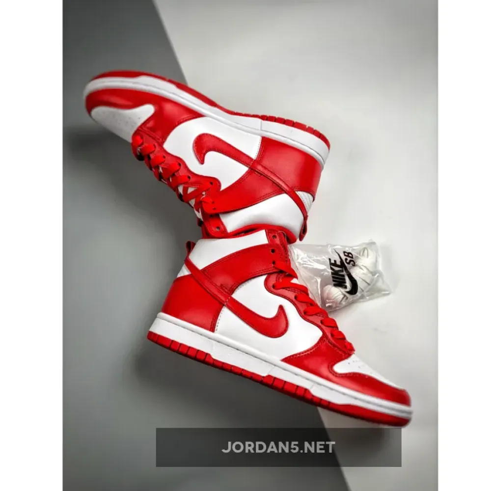 Nike Dunk High Championship White/University Red  DD1399-106