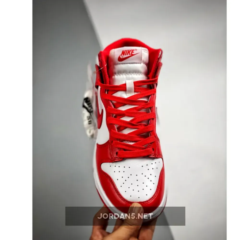 Nike Dunk High Championship White/University Red  DD1399-106