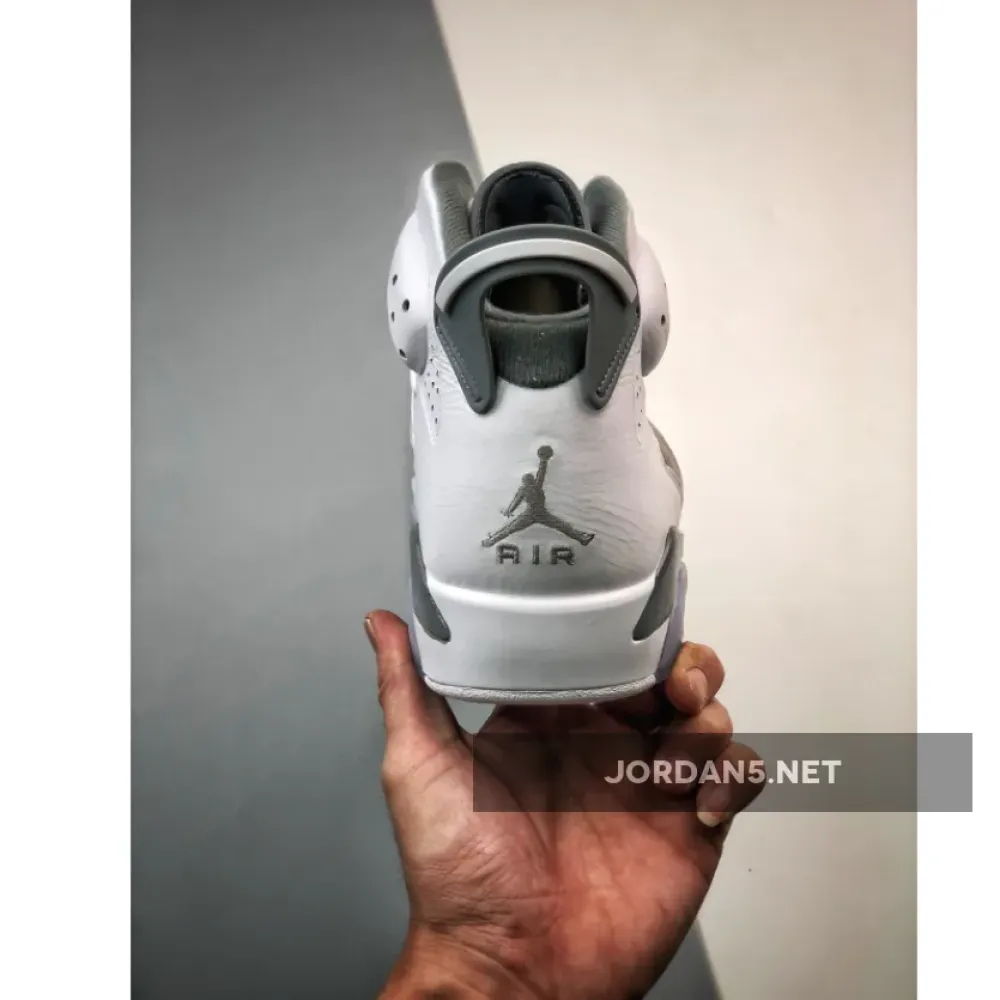 Air Jordan 6 White/Medium Grey-Cool Grey  CT8529-100