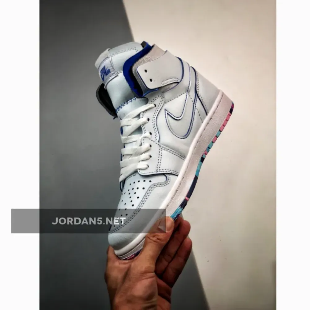 Air Jordan 1 Zoom Comfort 25 Years In China White/Blue  DX6036-111