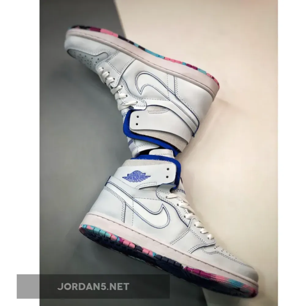 Air Jordan 1 Zoom Comfort 25 Years In China White/Blue  DX6036-111