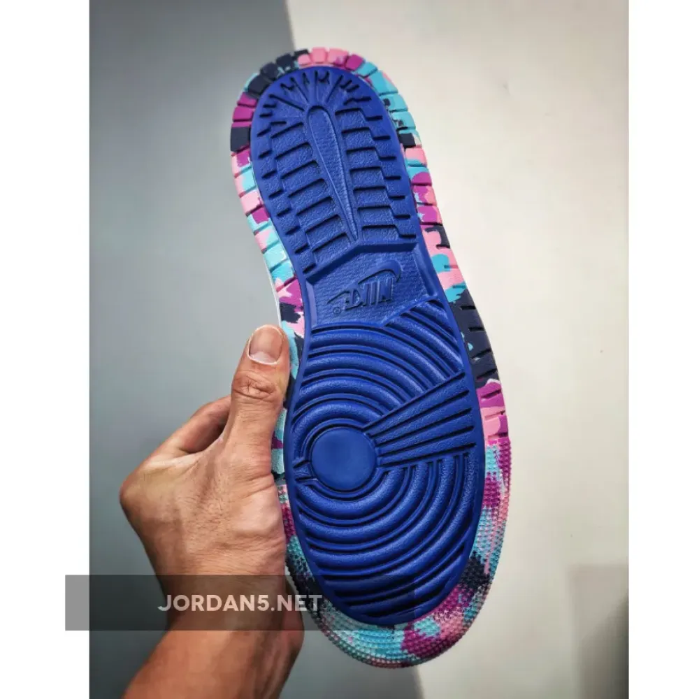 Air Jordan 1 Zoom Comfort 25 Years In China White/Blue  DX6036-111