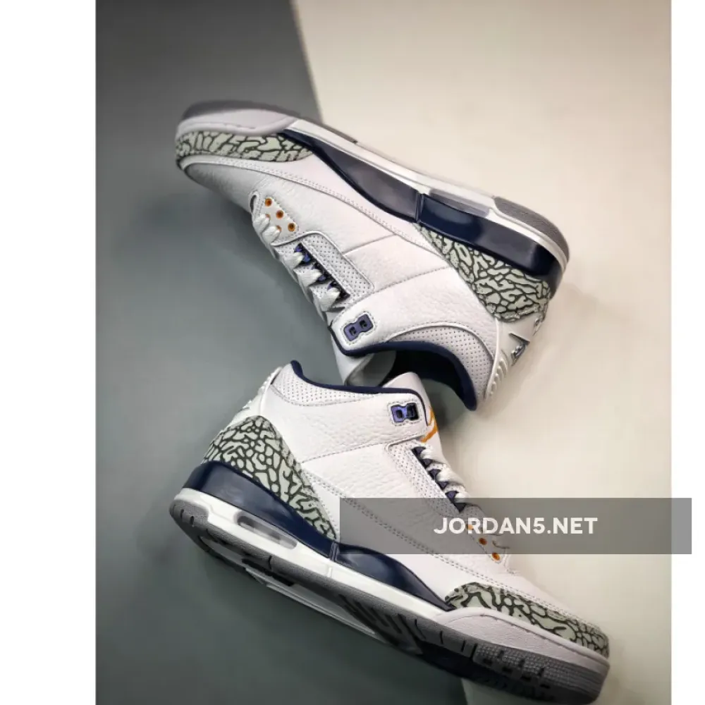 Air Jordan 3 “Wizards” PE White/Metallic Copper-True Blue-Cement Grey CT8532-148