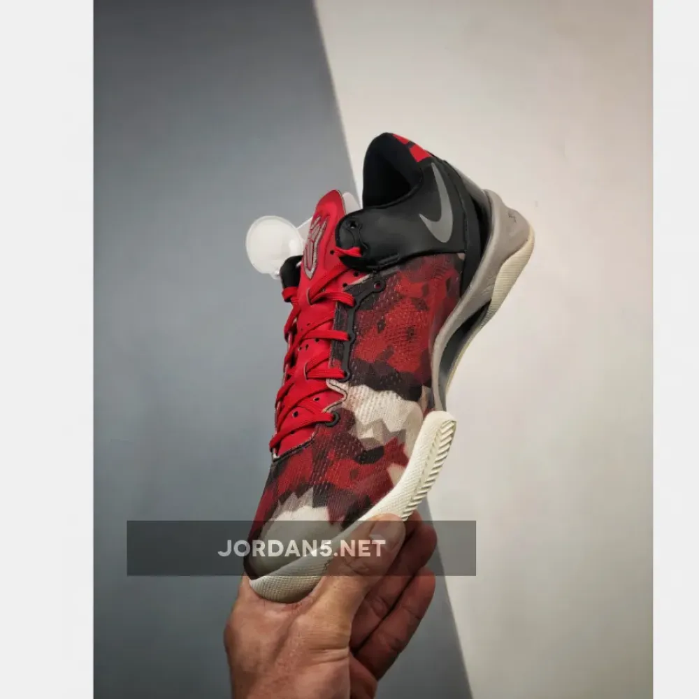 Nike Kobe 8 System ‘Milk Snake’ University Red/Sail-Noble Red-Pearl Grey 555035-601