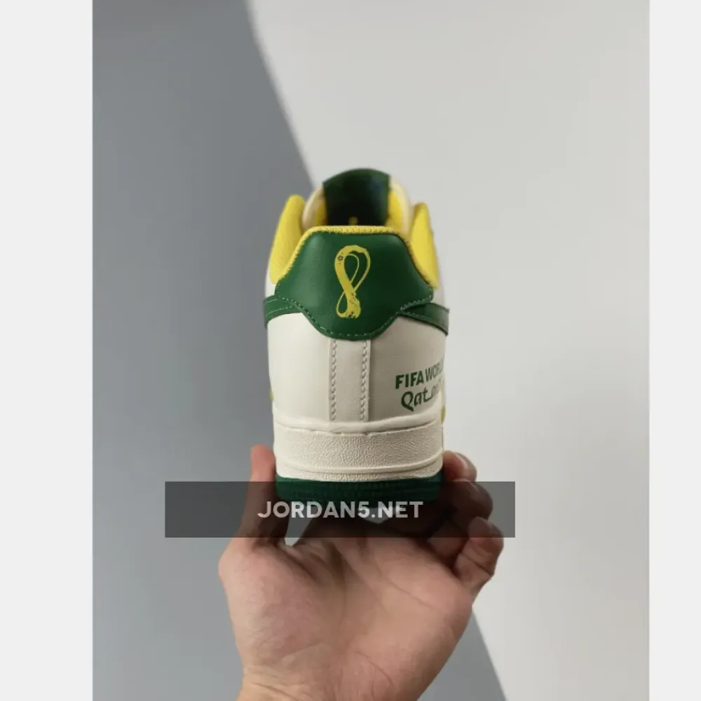 Nike Air Force 1 Low ‘World Cup 2022’ White Green Yellow 1680452506