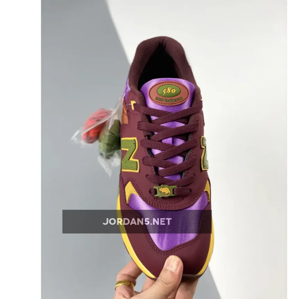 Stray Rats x New Balance 580 Burgundy/Mystic Purple MT580SR2