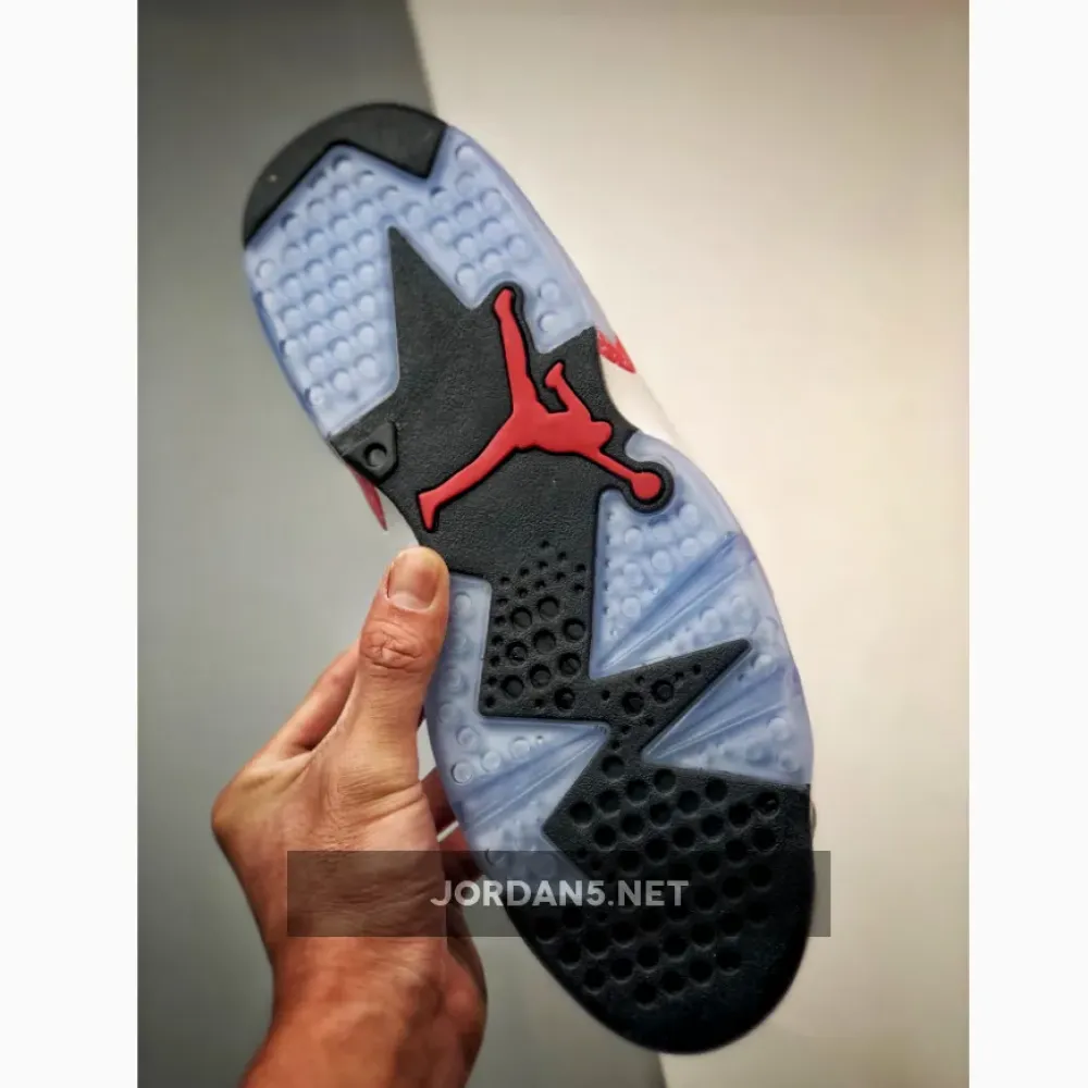 Air Jordan 6 ‘Red Oreo’ White/University Red-Black  CT8529-162