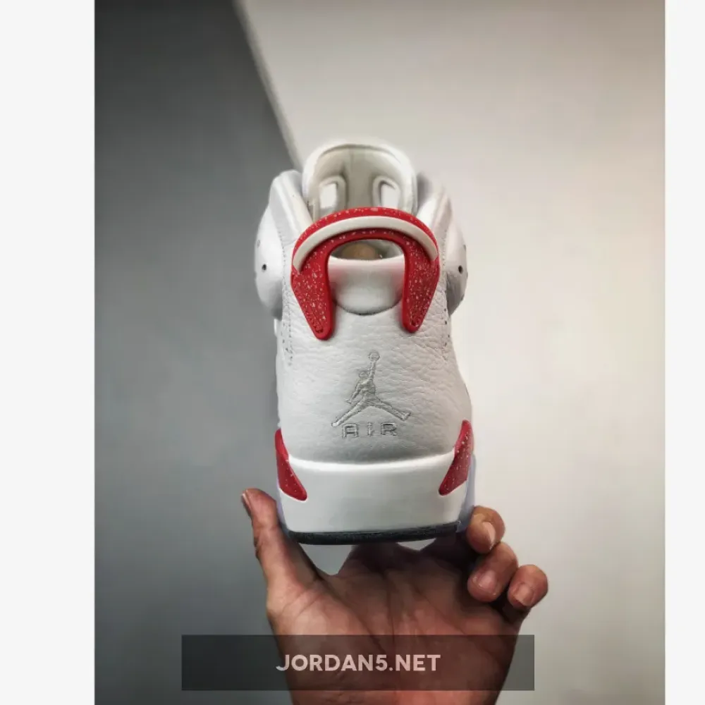 Air Jordan 6 ‘Red Oreo’ White/University Red-Black  CT8529-162