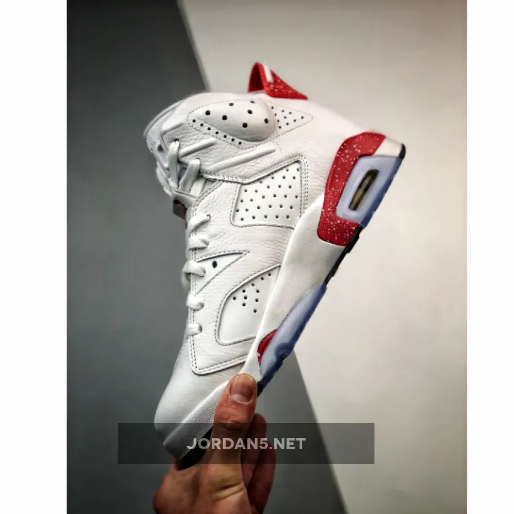 Air Jordan 6 ‘Red Oreo’ White/University Red-Black  CT8529-162
