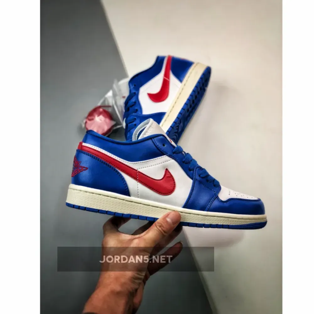 Air Jordan 1 Low Sport Blue/Gym Red-White  DC0774-416