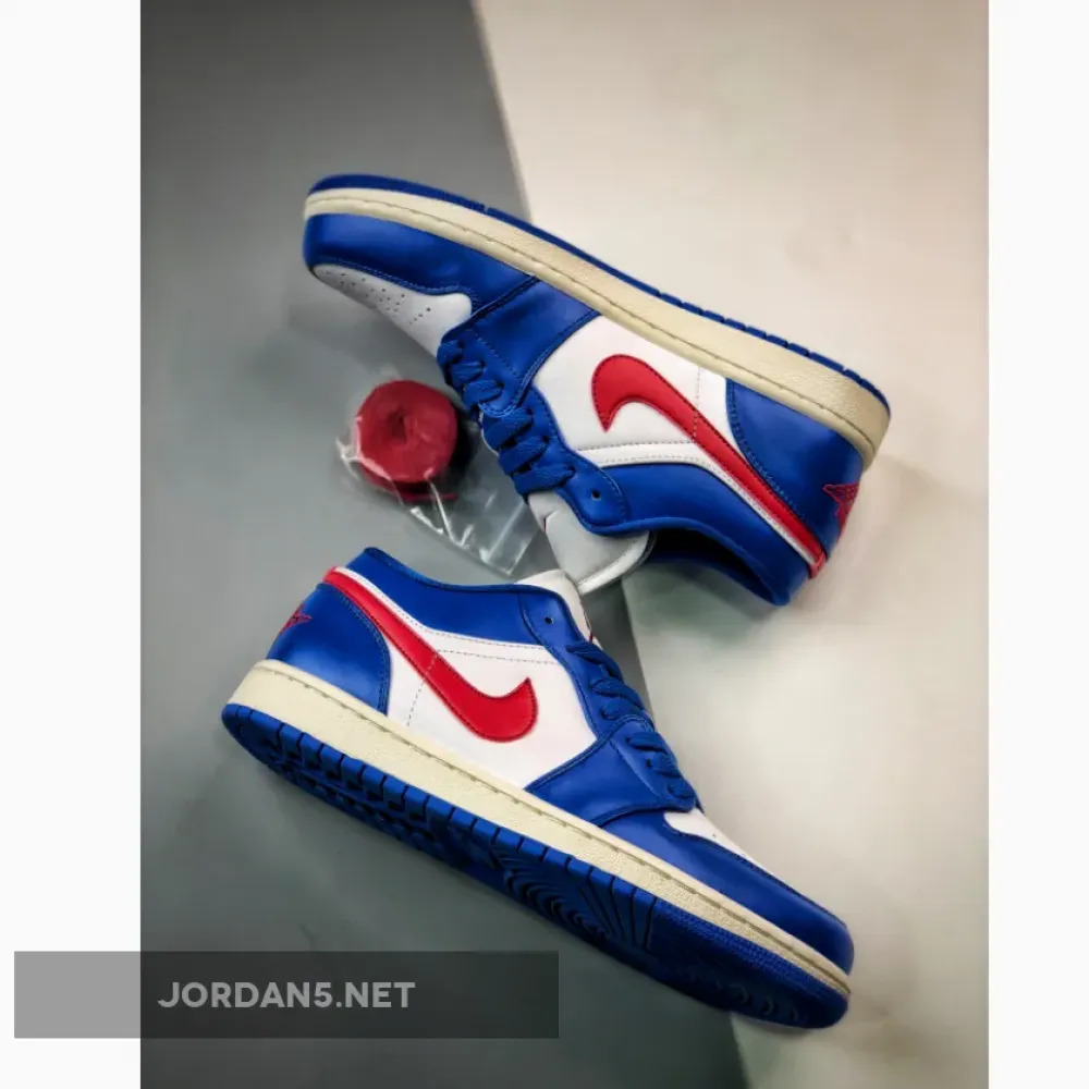 Air Jordan 1 Low Sport Blue/Gym Red-White  DC0774-416
