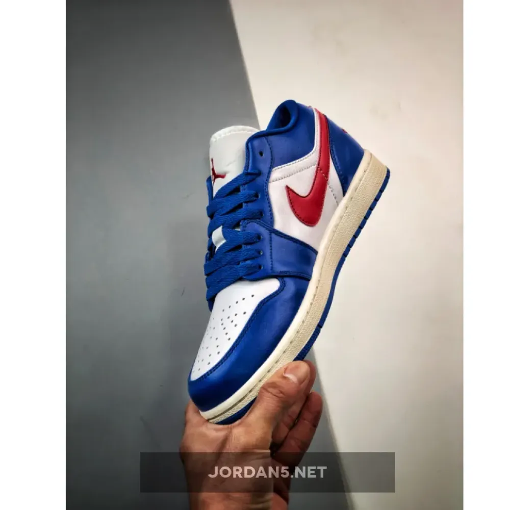 Air Jordan 1 Low Sport Blue/Gym Red-White  DC0774-416