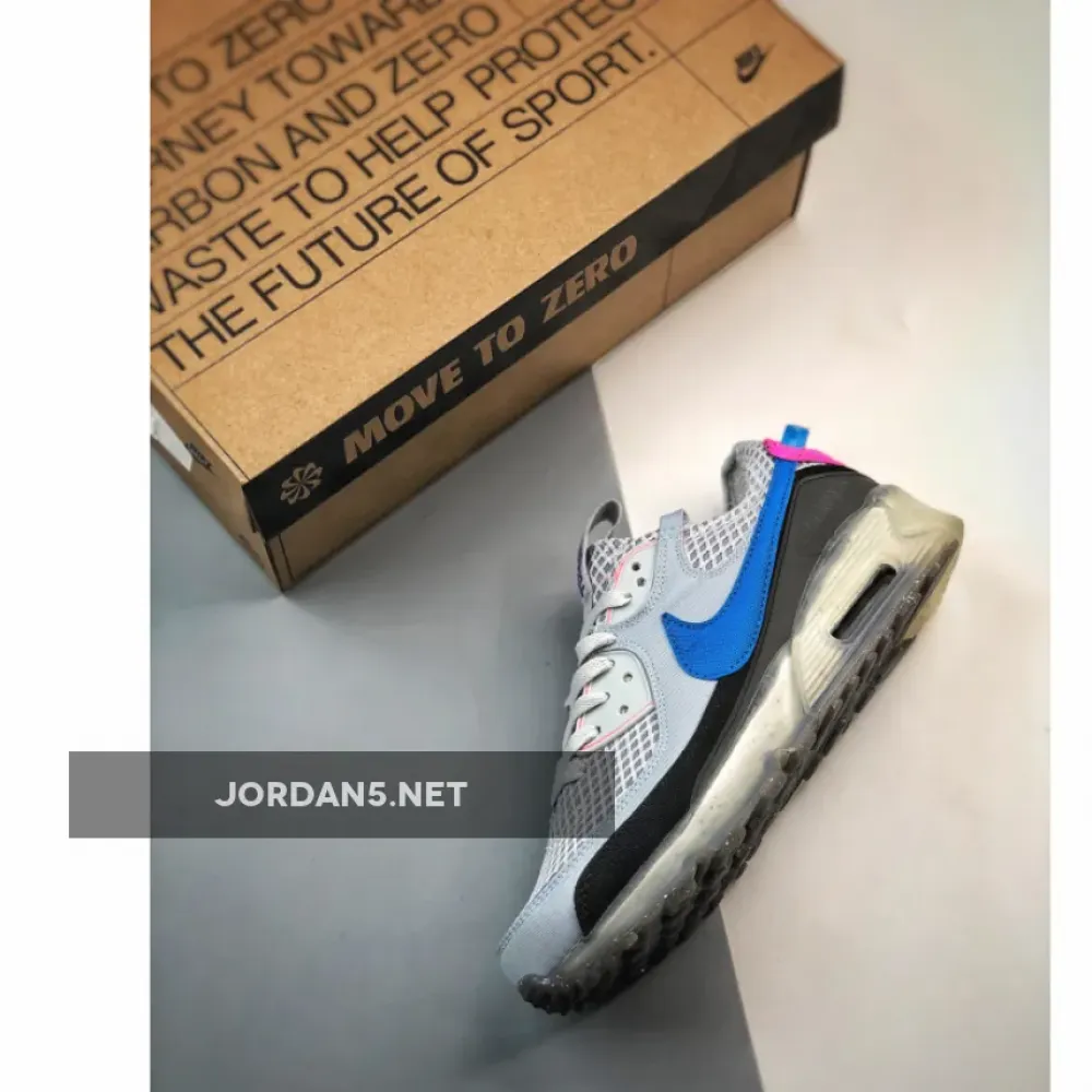 Nike Air Max 90 Terrascape Grey Blue Pink  DM0033-004