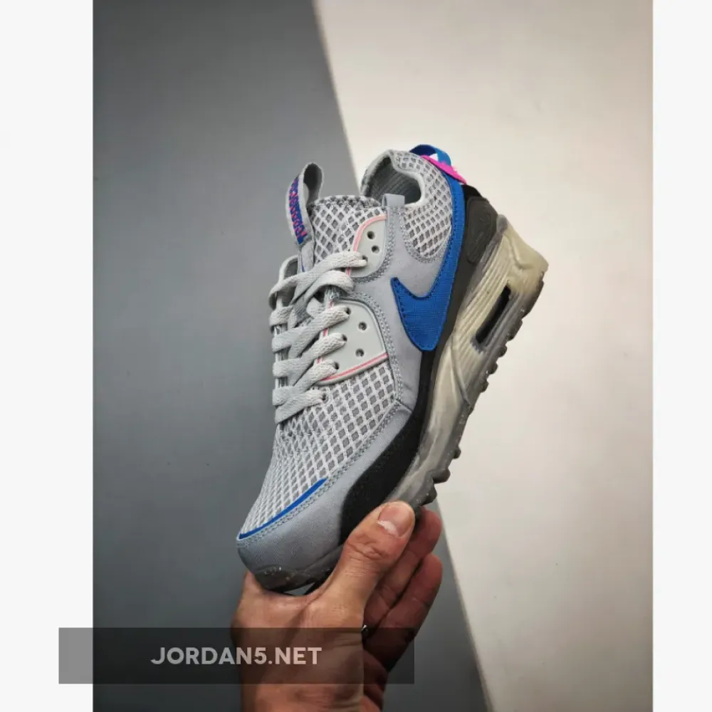 Nike Air Max 90 Terrascape Grey Blue Pink  DM0033-004
