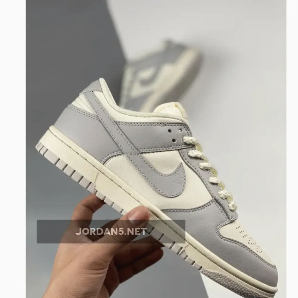 Nike Dunk Low “Needle Thread” Sail/Tawny/Metallic Silver  FJ4553-133