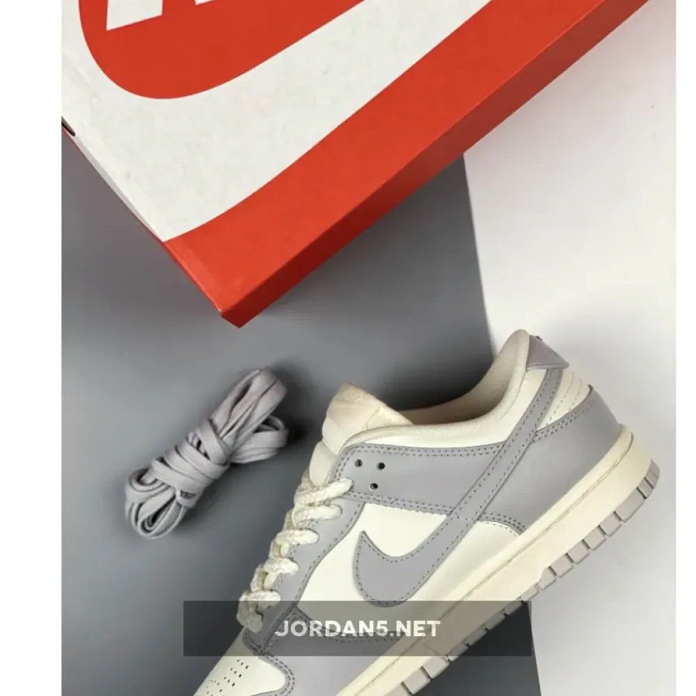 Nike Dunk Low “Needle Thread” Sail/Tawny/Metallic Silver  FJ4553-133